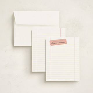 This is a daisy kids thank you cards notes with standard by Mellary Bitner called dreaming of fullscap printing on signature in standard
