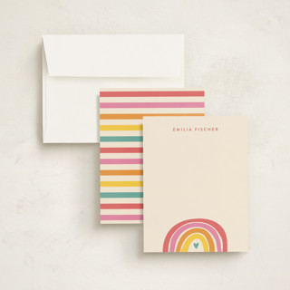This is a buttercup kids thank you cards notes with standard by Jessica Williams called cheerful printing on signature in standard