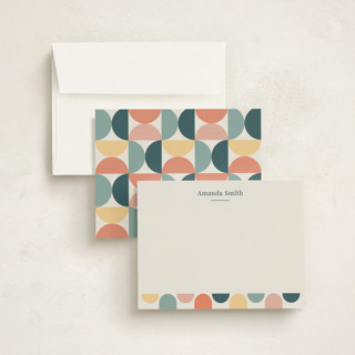 This is a candy kids thank you cards notes with standard by elithing called half circles printing on signature in standard