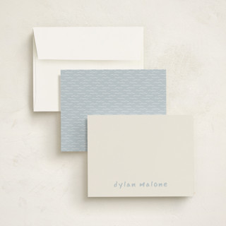 This is a sand kids thank you cards notes with standard by Sara Hicks Malone called flow printing on signature in standard