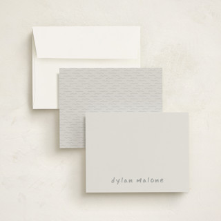 This is a linen kids thank you cards notes with standard by Sara Hicks Malone called flow printing on signature in standard