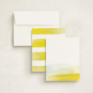 This is a sun kids thank you cards notes with standard by Hooray Creative called brushed up printing on signature in standard