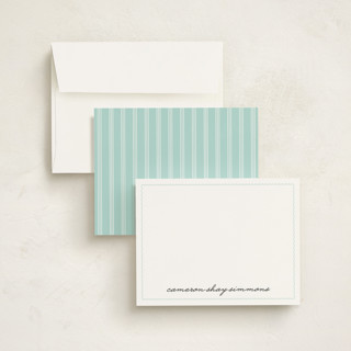 This is a sea kids thank you cards notes with standard by Kristie Kern called classic post printing on signature in standard