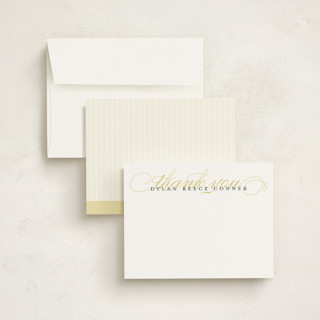 This is a lemon kids thank you cards notes with standard by Jessica Williams called graceful entrance printing on signature in standard