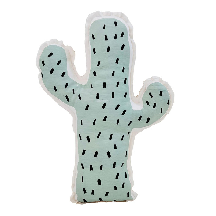 Cactus Shaped Pillow - Cactus Print