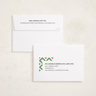 This is a unity kwanzaa cards with standard by letterfix called geometric frame printing on recycled smooth signature in standard