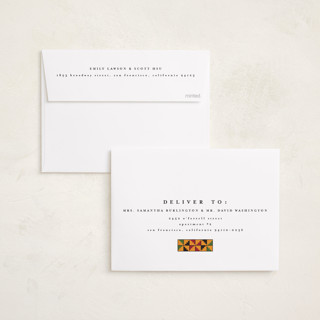 This is a pumpkin kwanzaa cards with standard by Anastasia Makarova called kente printing on recycled smooth signature in standard