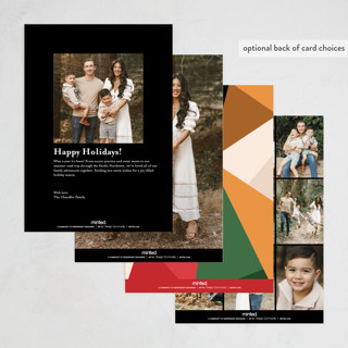 This is a noir kwanzaa cards with standard by Morgan Kendall called kaleidoscope printing on recycled smooth signature in standard