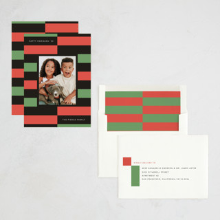 This is a holly kwanzaa cards with standard by letterfix called kwanzaa keys printing on recycled smooth signature in standard