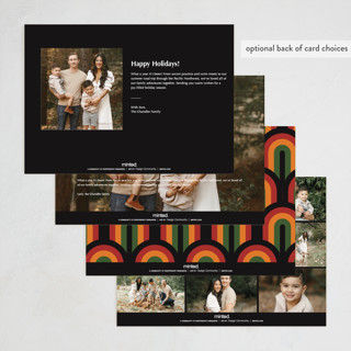This is a charcoal kwanzaa cards with standard by Elan Studio called modern happy kwanzaa printing on recycled smooth signature in standard