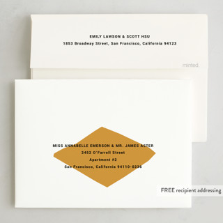 This is a ochre kwanzaa cards with standard by Sumak Studio called bold pattern printing on recycled smooth signature in standard