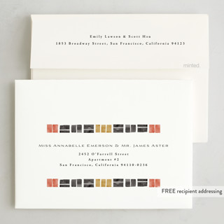 This is a licorice kwanzaa cards with standard by Corinne Malesic called kwanzaa tiles printing on recycled smooth signature in standard