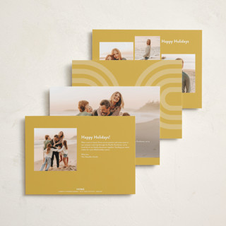 This is a sunset kwanzaa cards with standard by Maria Alou called modern kwanzaa printing on recycled smooth signature in standard