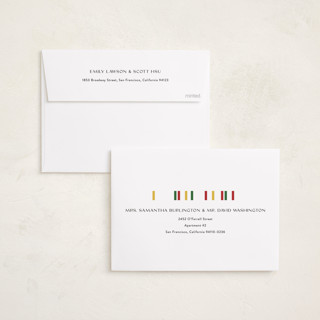 This is a onyx kwanzaa cards with standard by Pixel and Hank called kwanzaa boarder printing on recycled smooth signature in standard