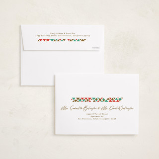 This is a carnival kwanzaa cards with standard by Phrosné Barwood called colorful border printing on recycled smooth signature in standard