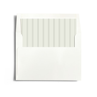 This is a ivory wedding envelopes with standard by Stacey Meacham called cedar creek printing on signature in liner