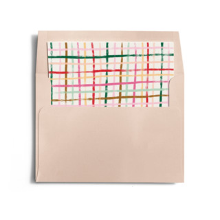 This is a gumdrop wedding envelopes with standard by Kercia Jane called painted memories printing on signature in liner
