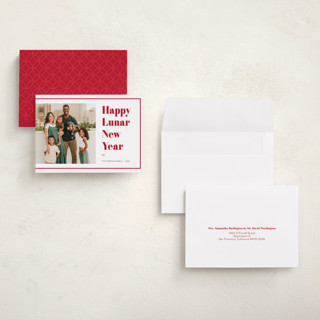 This is a cherry chinese new year cards with standard by Elysion called leap printing on recycled smooth signature in petite