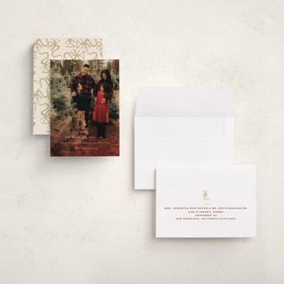 This is a cream chinese new year cards with standard by fatfatin called lunar dragon pictograph printing on recycled smooth signature in petite