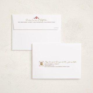 This is a bloom chinese new year cards with standard by curiouszhi called clarity printing on recycled smooth signature in standard