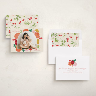 This is a apple chinese new year cards with standard by Vera Lim called xin nian printing on recycled smooth signature in standard