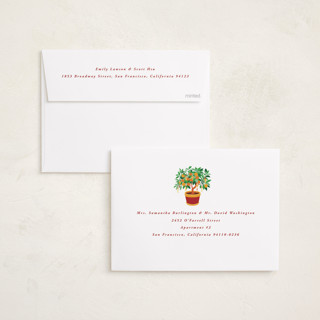 This is a cranberry chinese new year cards with standard by Sherley Ferreira called chinese new year printing on recycled smooth signature in standard