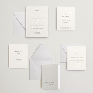 This is a soft black letterpress wedding invitations with letterpress by Design Lotus called a thousand years printing on somerset500 in standard