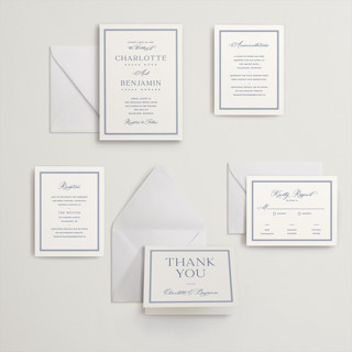 This is a lapis letterpress wedding invitations with letterpress by Pixel and Hank called starboard printing on somerset500 in standard