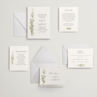 This is a pistachio | soft black letterpress wedding invitations with letterpress by Susan Moyal called gathered printing on somerset500 in standard