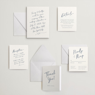 This is a aegean letterpress wedding invitations with letterpress by Adelyn T. called ink scribble printing on somerset500 in standard