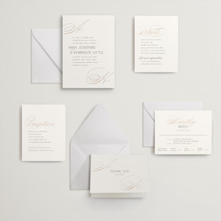 This is a sway letterpress wedding invitations with letterpress by Laura Hankins called sway printing on somerset500 in standard