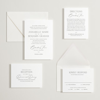 This is a soft black letterpress wedding invitations with letterpress by Oscar and Emma - Karly Depew called perennial printing on somerset500 in standard