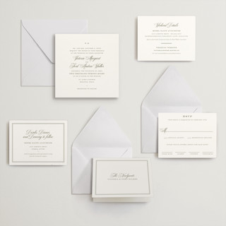 This is a moss letterpress wedding invitations with letterpress by Megan Davis called putnam printing on somerset500 in standard