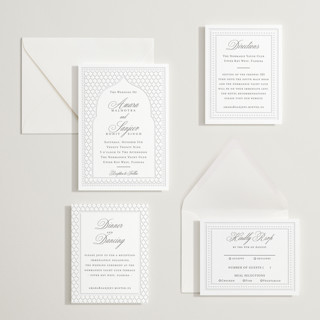 This is a soft black letterpress wedding invitations with letterpress by Oma N. Ramkhelawan called kamal printing on somerset500 in standard