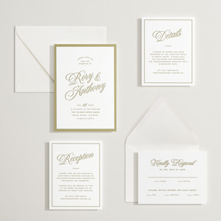 This is a surplus green letterpress wedding invitations with letterpress by Ellen Schlegelmilch called rory printing on somerset500 in standard