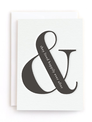 This is a ink tbd by Kasia Labocki called happily ever after in greeting cards