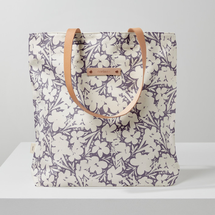 Herb Garden Luxe Snap Tote by Saltwater Sparrow | Minted