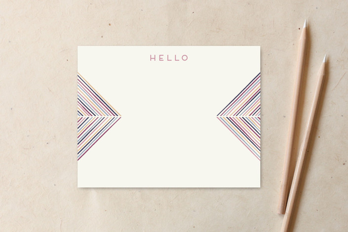 Herringbone Arrows Hello
