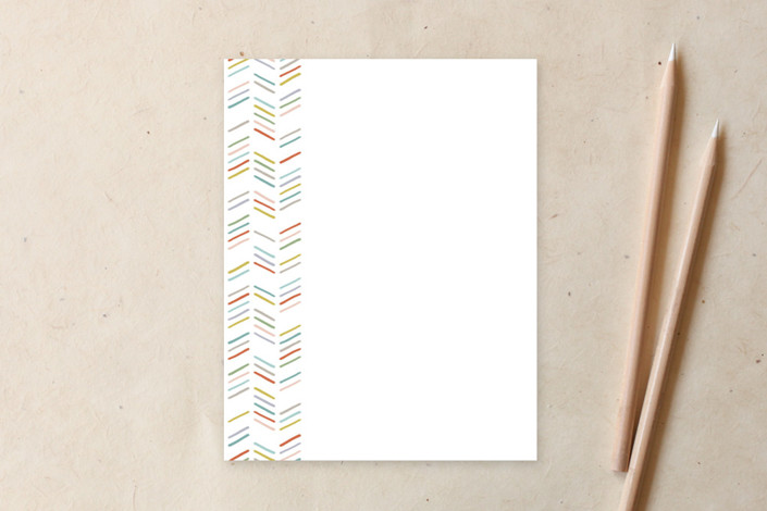 Drawn Herringbone Note Card