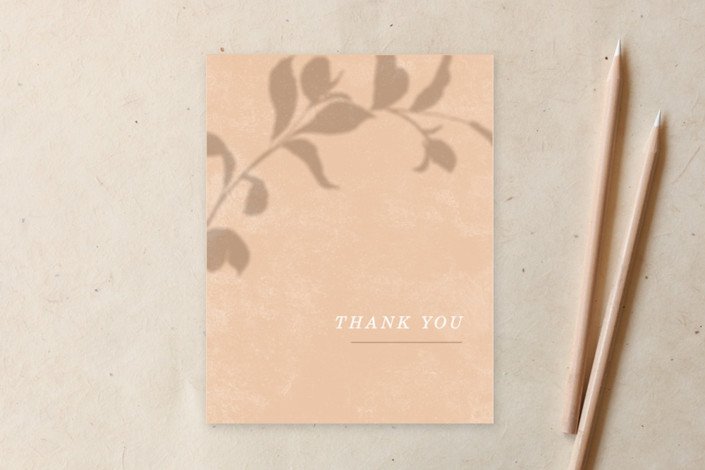 Botanical Shadow Thank You