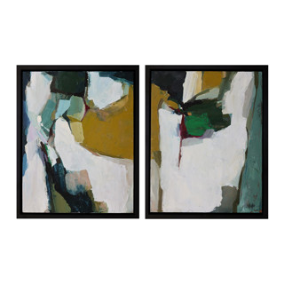This is a multicolor original paintings by Wendy Keller called overview in standard