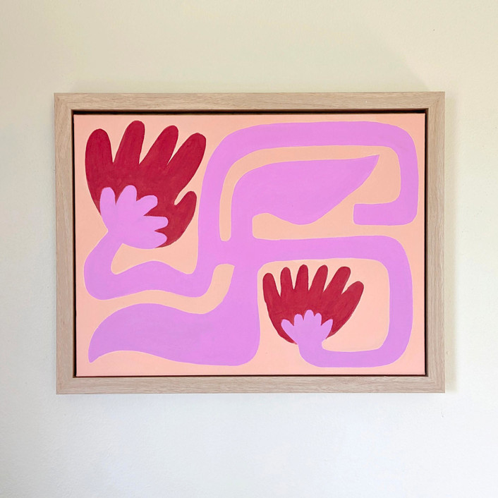 Shared Stem- Original Acrylic Painting