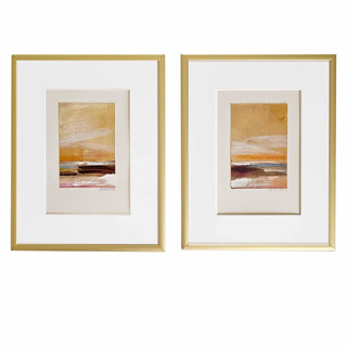 This is a multicolorassorted-colors original paintings by AlisonJerry called quiet sunrise in standard