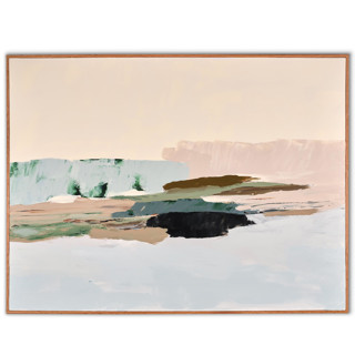 This is a multicolorassorted-colors original paintings by Caryn Owen called secret coast original painting in standard