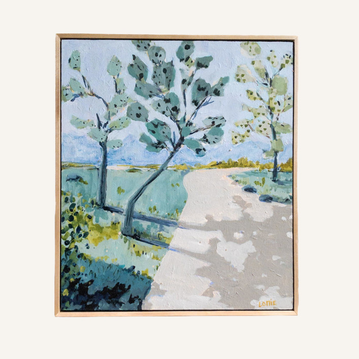 Trees On The Path Into The Woods