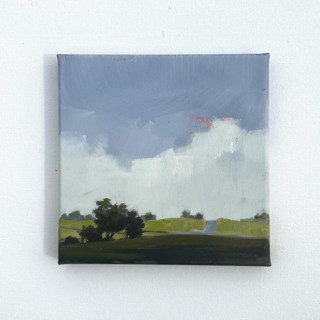 Sunlit Highway Sketch by Stephanie Goos Johnson