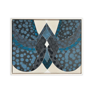 This is a black mixed media by Christina Flowers called goddess no4 in standard