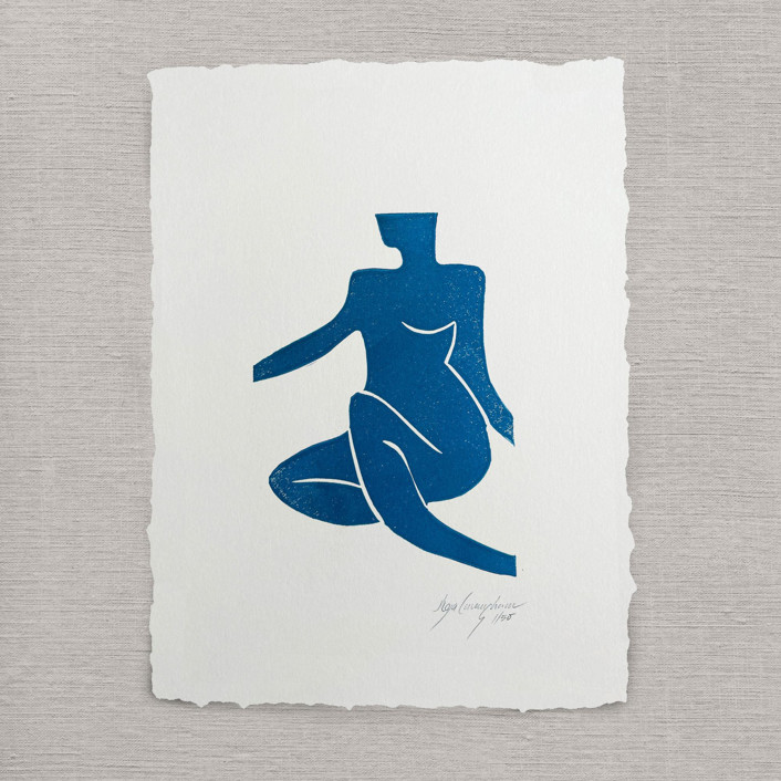Lady in Blue