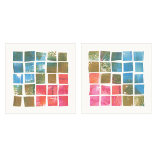 This is a multicolorassorted-colors mixed media by Jennifer L. Wambach called building blocks in standard