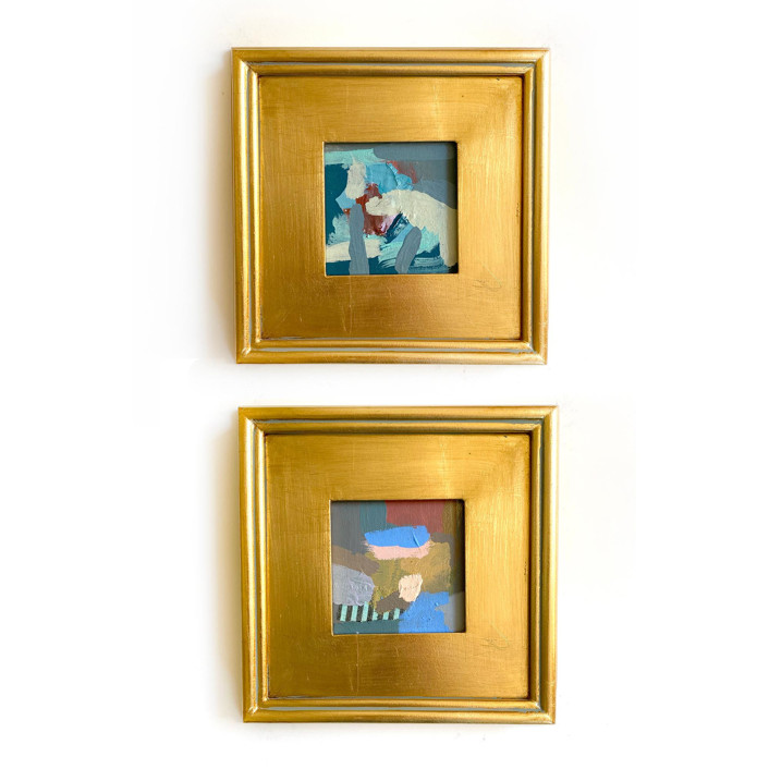 Rocky Shores Set of 2 Mini Paintings